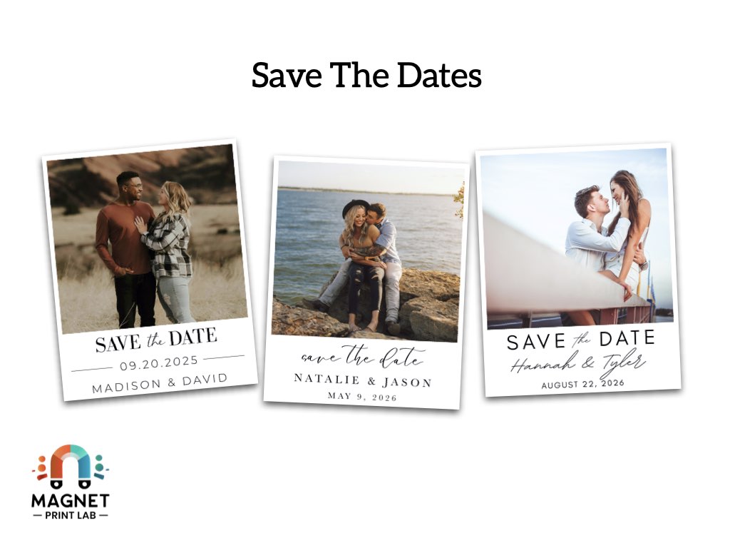 Save The Date Magnets