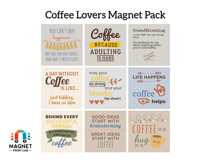 Coffee Lovers Magnet Pack