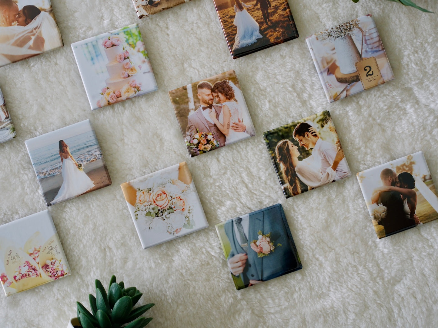 Custom Square Magnets Set