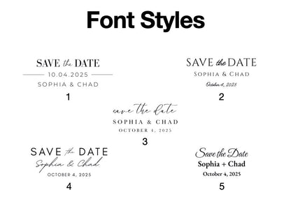 Save The Date Magnets